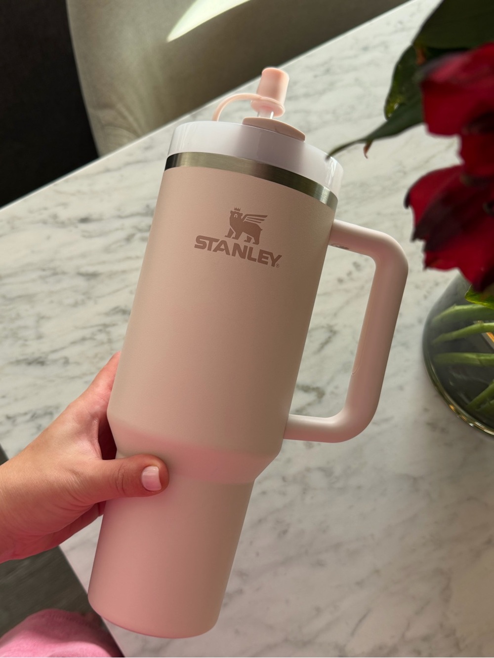 NEW never used Stanley Pink Mug with Handle 40 oz